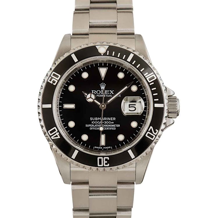 Rolex Submariner 16610 No Holes Case