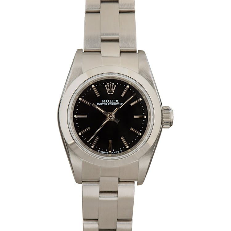 Ladies Rolex Oyster Perpetual 67180 Stainless Steel