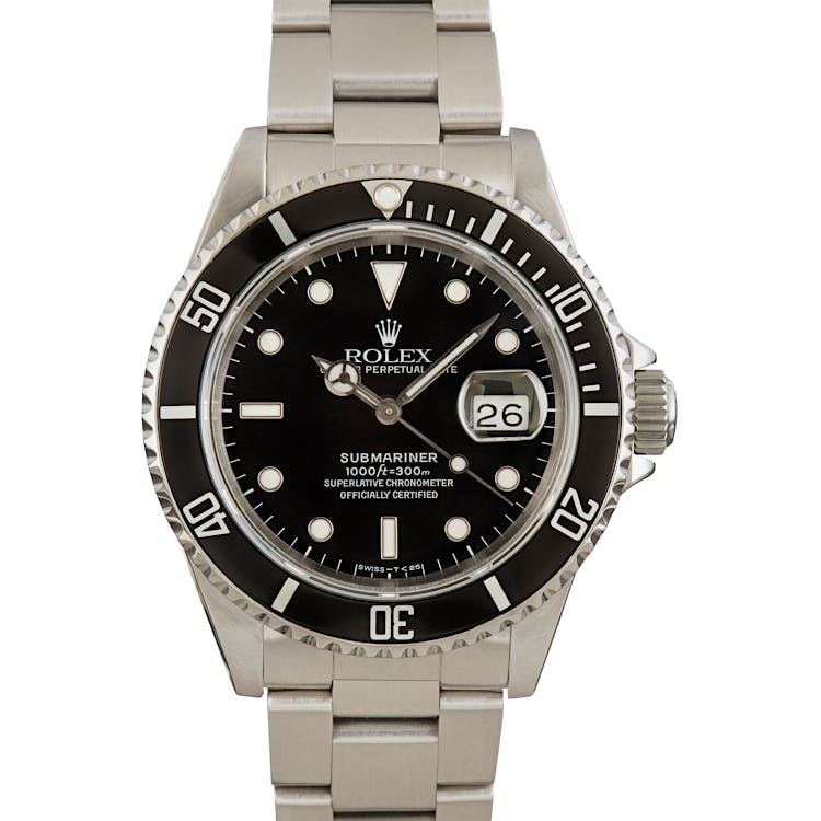 Rolex Submariner 16610 Black Dial