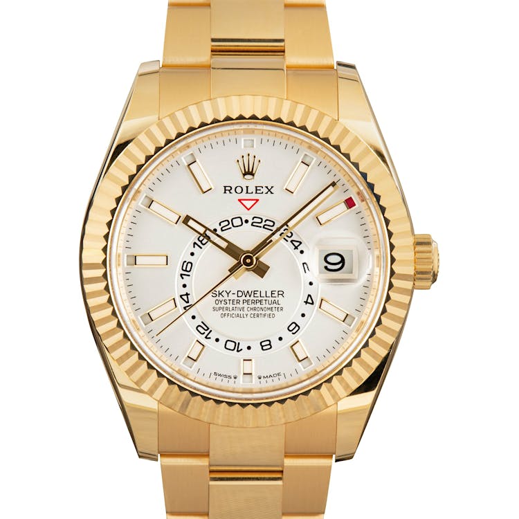 Rolex Sky-Dweller 336938 18k Yellow Gold