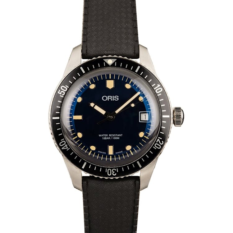 Oris Divers Sixty-Five 36MM Black Rubber Strap