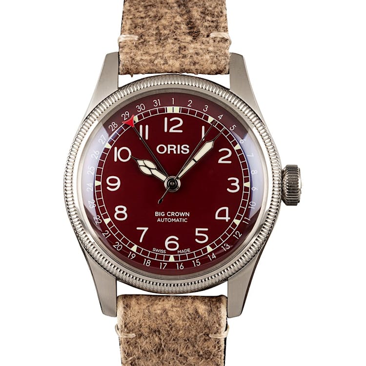 Oris Big Crown Pointer Date Red Dial