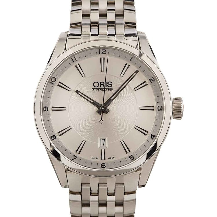 Oris Artix Date Stainless Steel Silver Dial