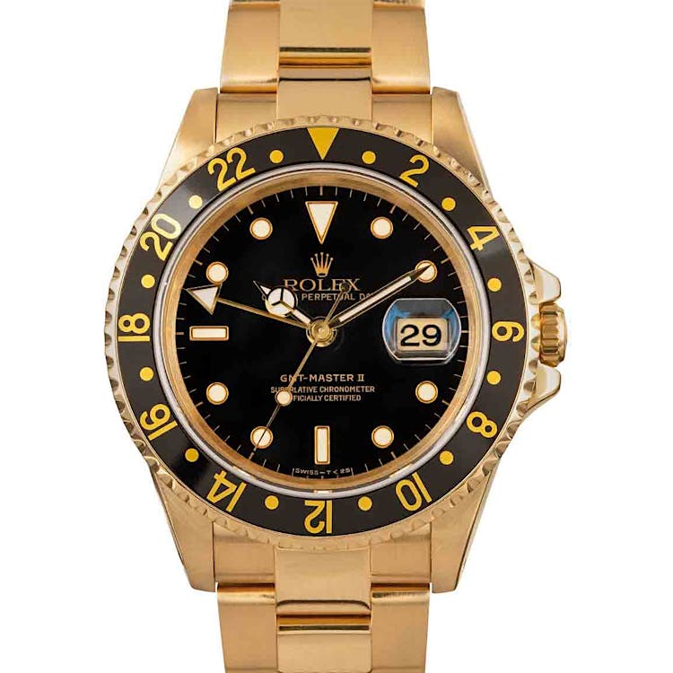 Pre-Owned Rolex GMT-Master II 16718 Black