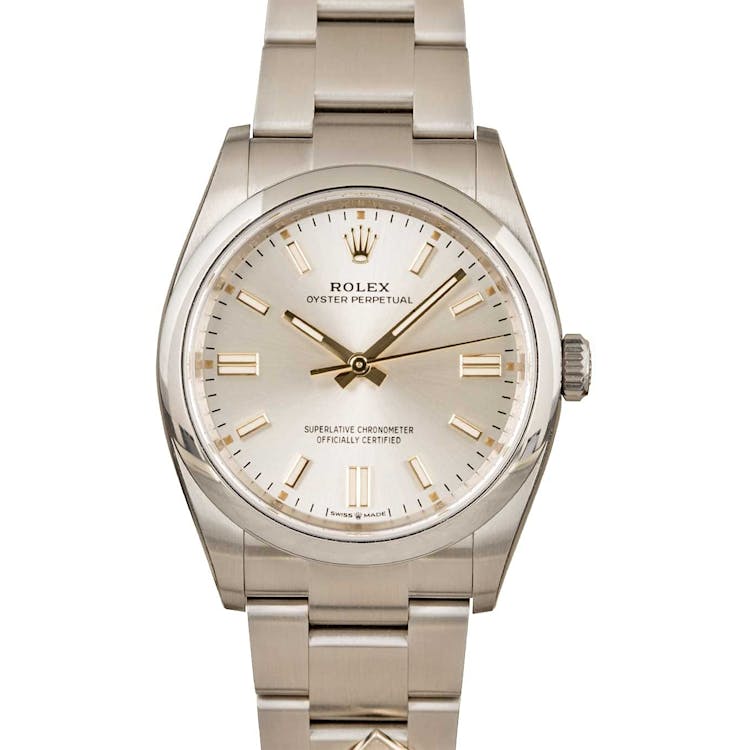 Rolex Oyster Perpetual 126000 Silver