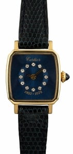 Ladies Cartier 18k Yellow Gold