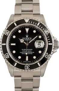 Rolex Submariner 16610 No Holes Case