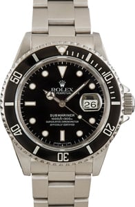 Rolex Submariner 16610 Black Dial