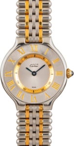 Ladies Cartier Must De 21 Steel & 18k Yellow Gold