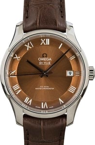 Omega De Ville Prestige Brown Dial