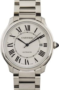 Ronde Must De Cartier Stainless Steel