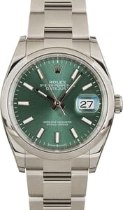 Rolex Datejust 126200 Green Dial