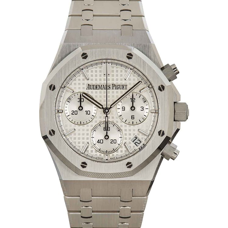 Audemars Piguet Royal Oak Silver Mega Tapisserie Dial