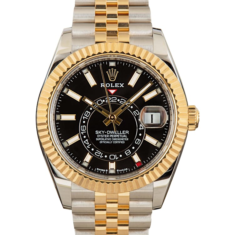 Rolex Sky-Dweller 336933 Stainless Steel & 18k Yellow Gold