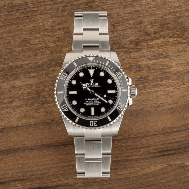 Pre-Owned Rolex Submariner 124060 Black