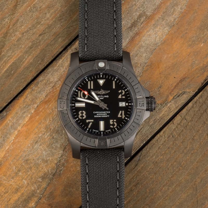 Breitling Avenger Seawolf DLC Coated Titanium