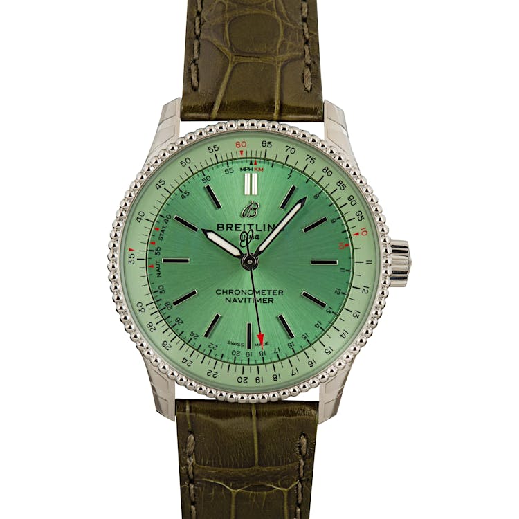 Breitling Navitimer Green Dial