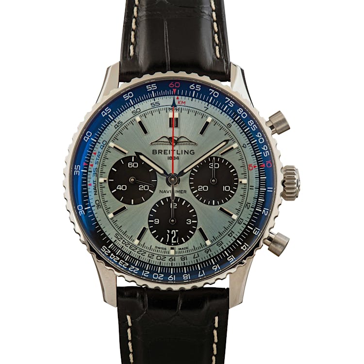 Breitling Navitimer B01 Chronograph 43 Silver Dial