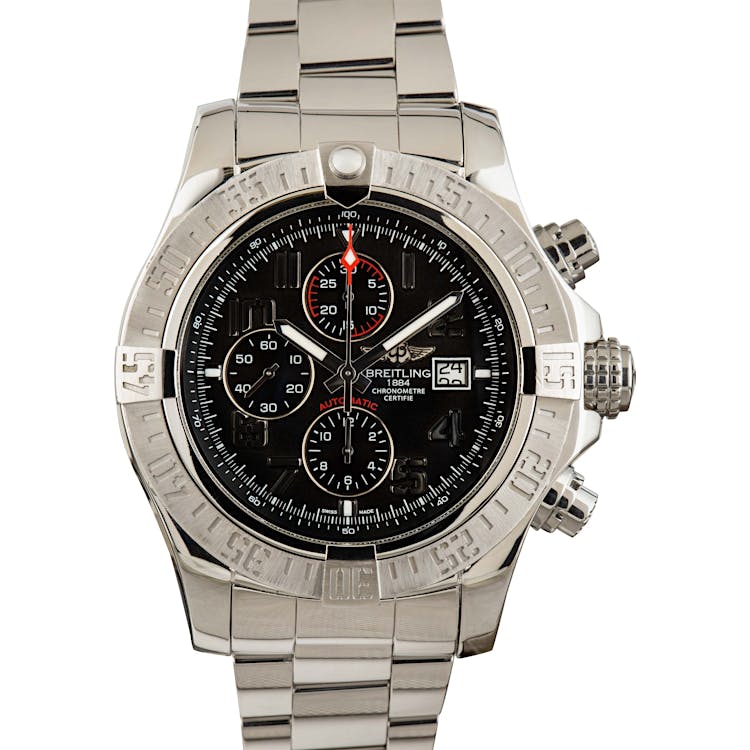 Pre-Owned Breitling Super Avenger II Stainless Steel