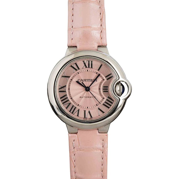 Cartier Ballon Bleu Pink Roman Dial