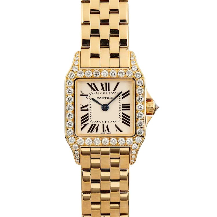 Cartier Santos Demoiselle 18k Yellow Gold