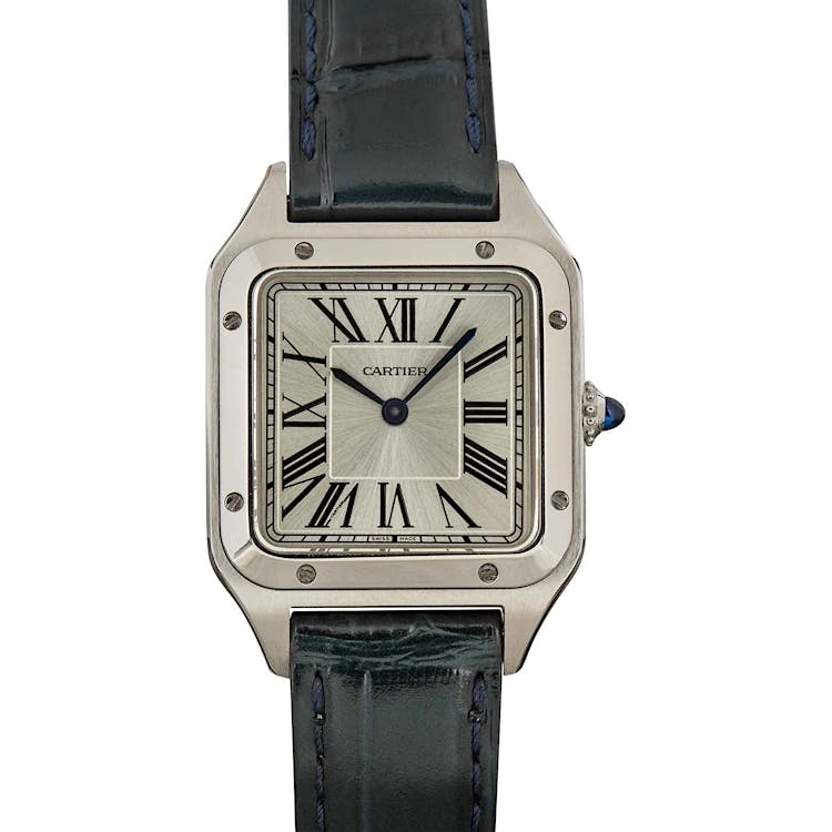 Cartier Santos Dumont Silver Dial