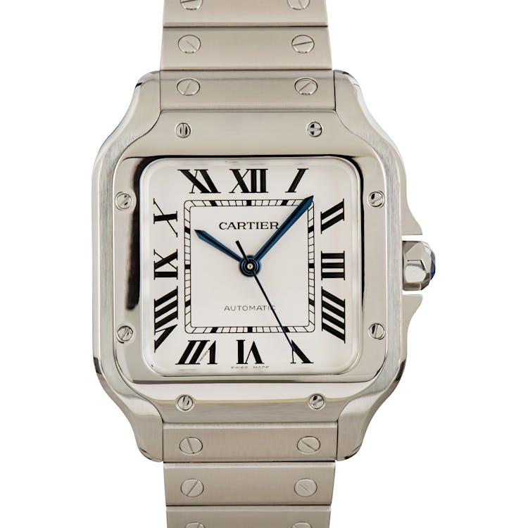 Cartier Santos Stainless Steel Medium Model