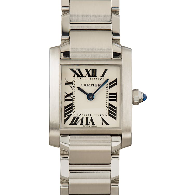 Ladies Cartier Tank Francaise Roman Dial