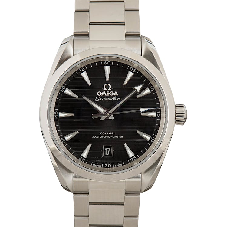 Pre-Owned Omega Seamaster Black Dial