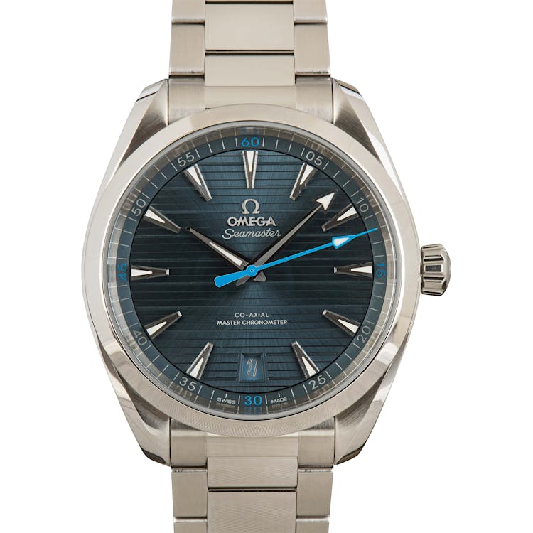 Omega Seamaster Aqua Terra 150M Blue Teak Dial