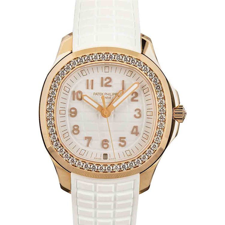 Ladies Patek Philippe Aquanaut Luce Travel Time 18k Rose Gold