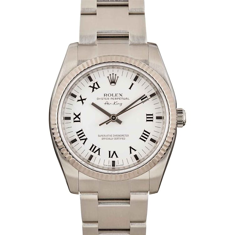 Rolex Air-King 114234 White Gold