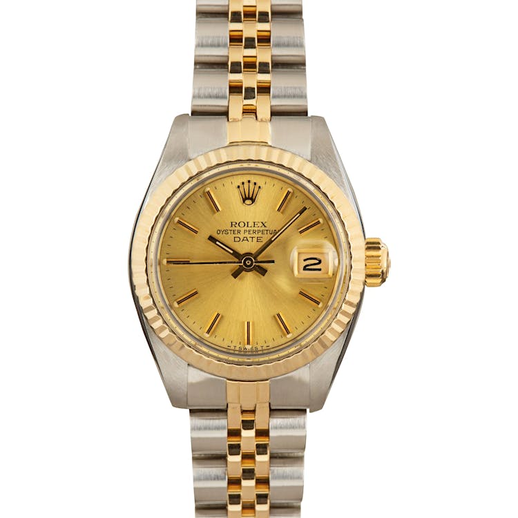 Ladies Rolex Date 6917 Steel & Yellow Gold