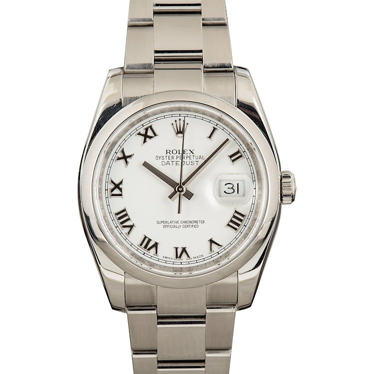 Rolex Datejust 116200 White Dial