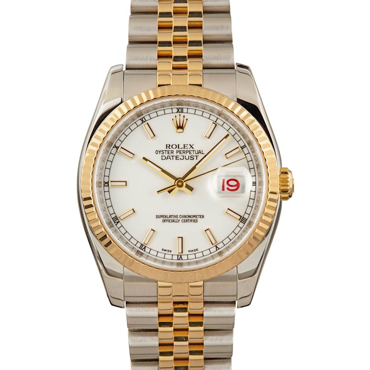 Rolex Datejust 116233 White Dial