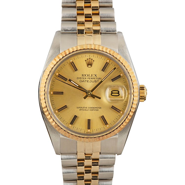 Rolex Datejust 16013 Steel & 18k Yellow Gold