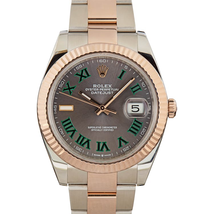 Rolex Datejust 41 Ref 126331 Wimbledon Dial