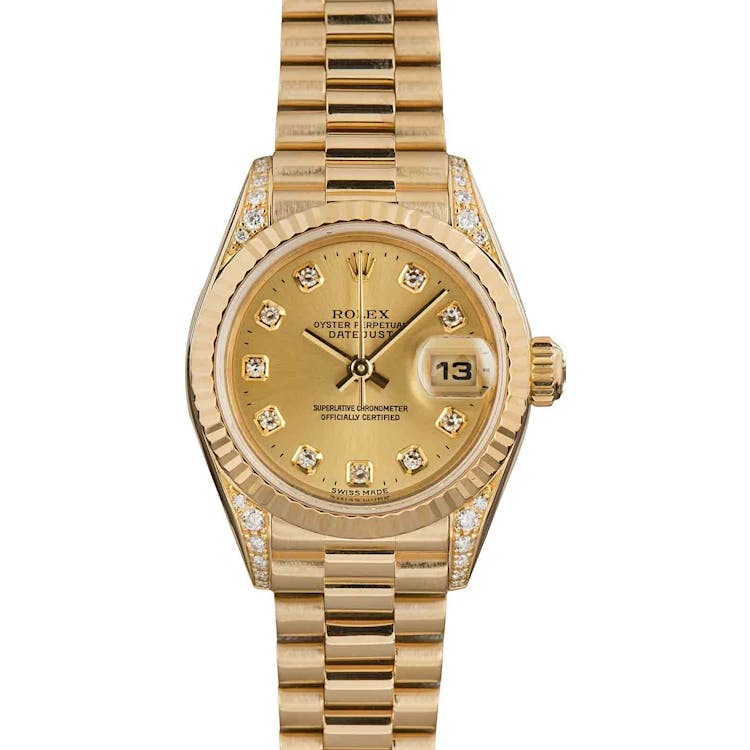 Ladies Rolex President 79238 18k Yellow Gold