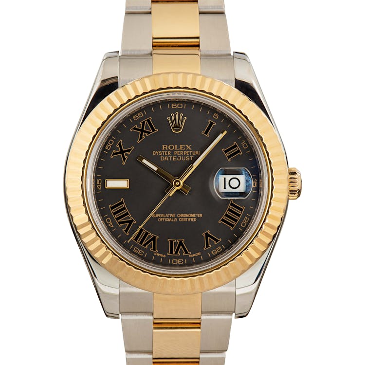 Rolex Datejust II Ref 116333 Roman Dial