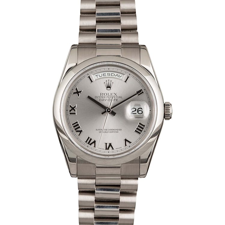 Rolex Day-Date 118209 White Gold