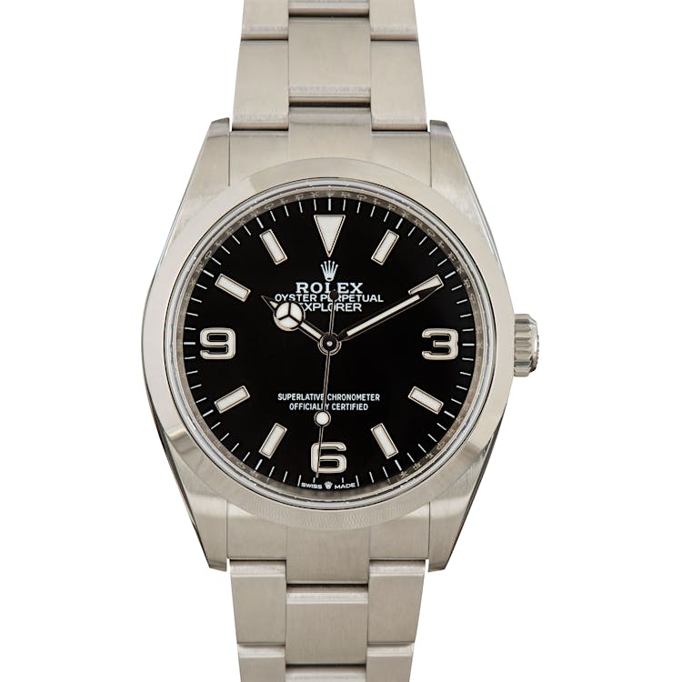 Mens Pre-Owned Rolex Explorer 124270