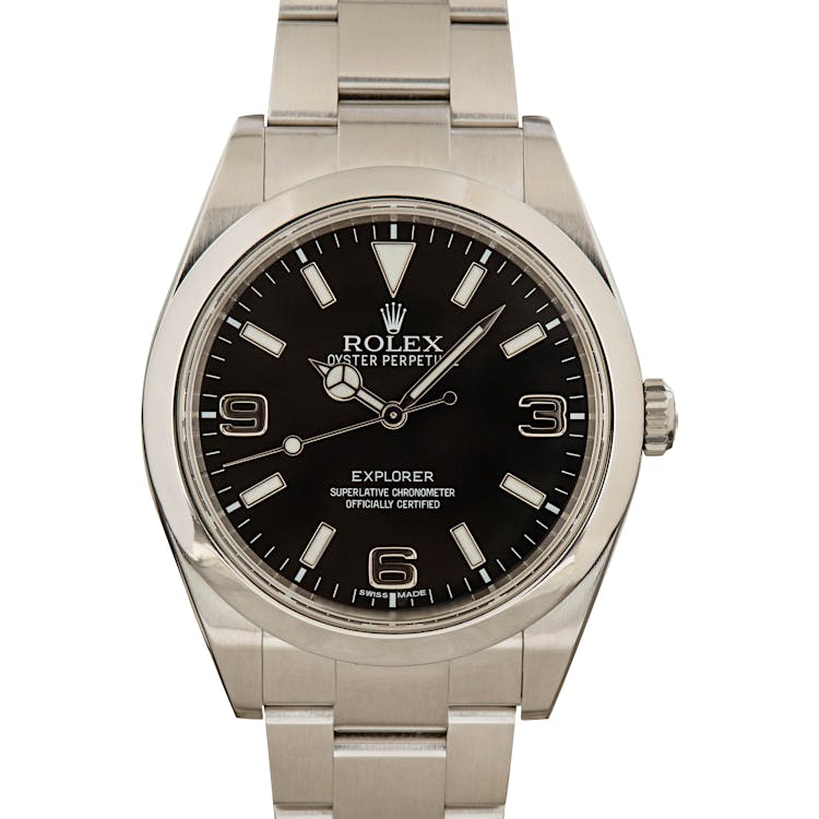 Pre-Owned Rolex Explorer 214270 Stainless Steel