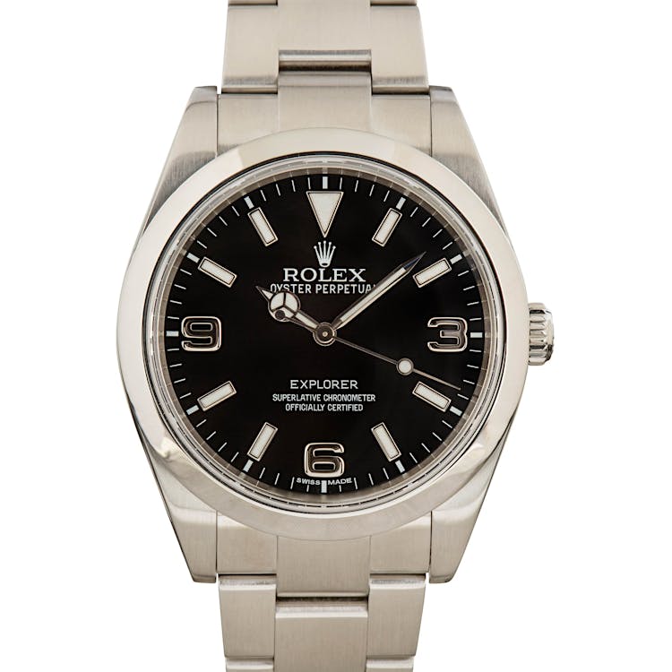 Rolex Explorer 214270 Mark I Black Arabic Dial