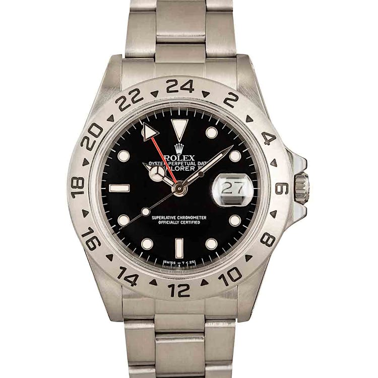 Pre-Owned Rolex Explorer 16550 Black Dial