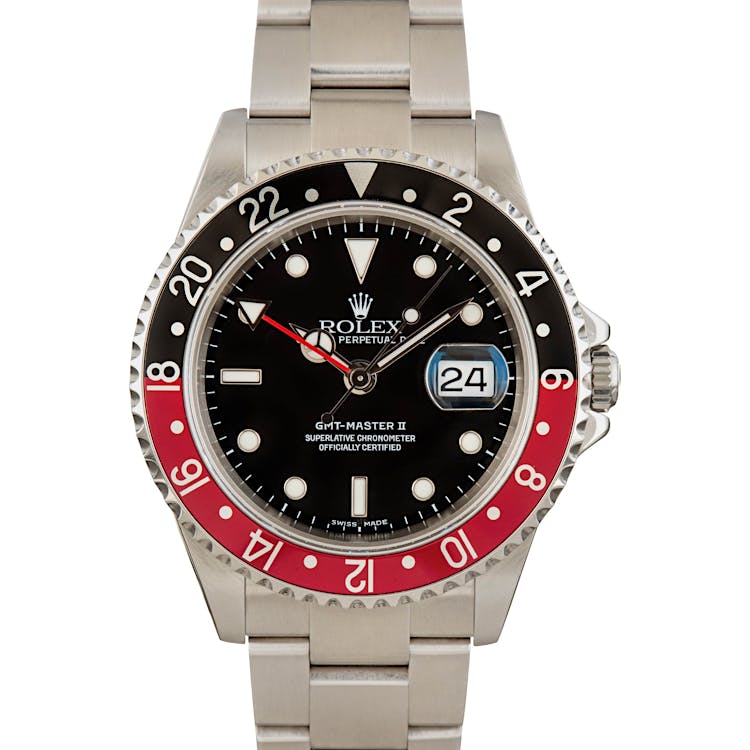 Rolex GMT-Master II Ref 16710 Red & Black Coke