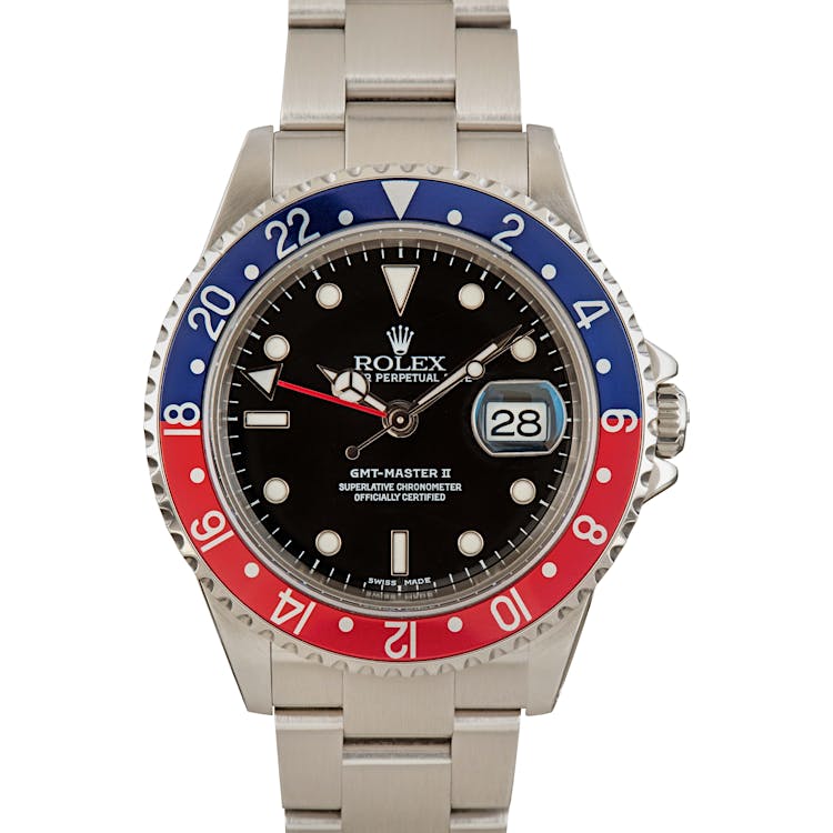 Used Rolex GMT-Master II Ref 16710 Stainless Steel