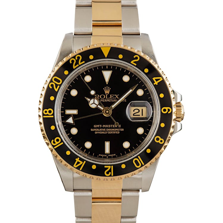 Rolex GMT-Master II Ref 16713 Two Tone Oyster Bracelet