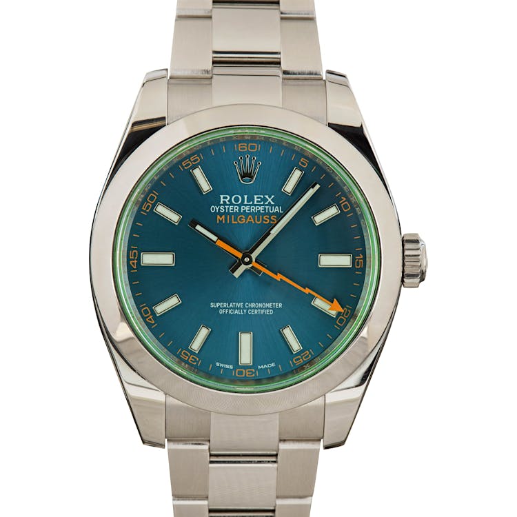 Rolex Milgauss Blue Dial 116400GV