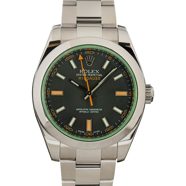 Rolex Milgauss Green Anniversary 116400V