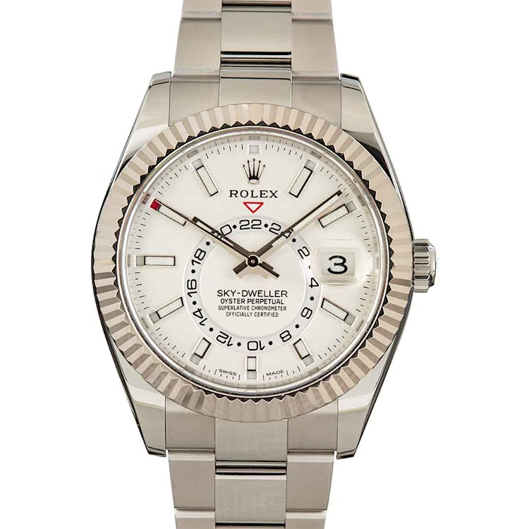 Used Rolex Sky-Dweller 326934 White Dial